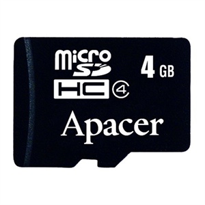 【当当自营】 Apacer 宇瞻 Micro SDHC TF 闪存卡 Class4 4G 终身保固