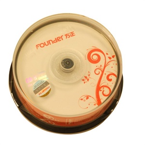 【当当销售配送】方正 CD-R（25片） 桶装刻录光盘 A级盘面 超稳定