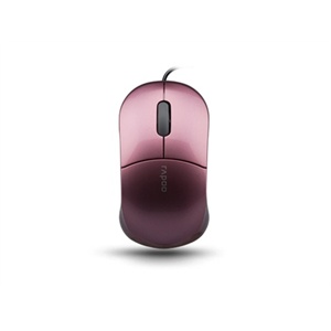 雷柏（Rapoo）N6000 USB笔记本小鼠标（粉色）