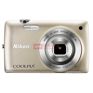尼康（Nikon）COOLPIX S4300数码相机（银色）