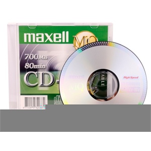 麦克赛尔（Maxell）CD-RW 10单片装可擦写刻录光盘（10X）