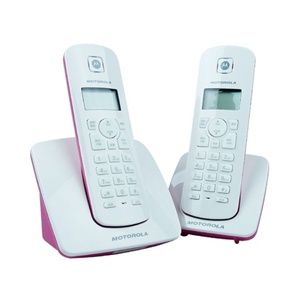 摩托罗拉（MOTOROLA）C402C 2.4GHz数字无绳电话（粉色）