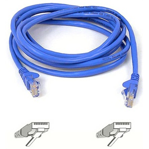 【当当自营】贝尔金（BELKIN）超5类网线 RJ45 (2.1米，蓝色,插头注塑/保护凸耳) A3L791Azh07BLUS