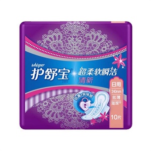 护舒宝 璀璨清新丝薄日用10片卫生巾