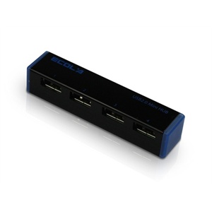 宜客莱（ECOLA）01BK迷你4口USB集线器USB-HUB（黑色）