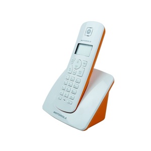 摩托罗拉（MOTOROLA）C401C 2.4GHz数字无绳电话（橙色）