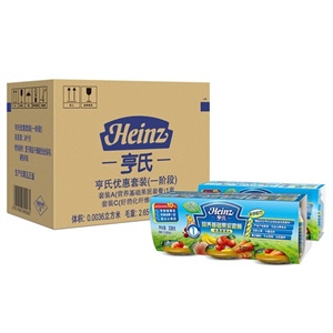 亨氏优惠套装一段（套装A）(4-24个月）113G*3*4瓶