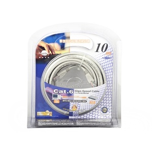 PowerSync C65B10W六类纯铜网线（10米）