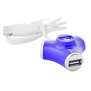 飚王（SSK）水管USB-HUBSHU-012 4口集线器（蓝色）