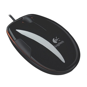 罗技（Logitech）910-000747 LS1激光鼠标（黑色红边）