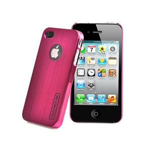 倍思（Baseus）拉丝系列iPhone4/4S铂镁保护壳（玫红色）