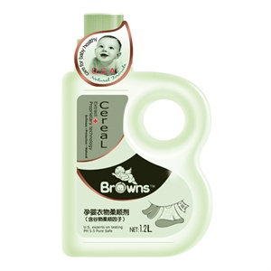 布朗天使孕婴衣物柔顺剂【含谷物柔顺因子】1200ml