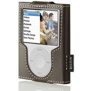 贝尔金 iPod nano 3代 简约搭扣皮套（褐色）