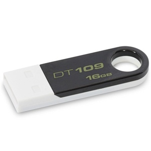 金士顿DataTraveler109K U盘（黑加白）（16GB）