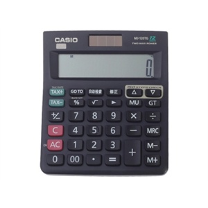 卡西欧（CASIO）DJ-120TG 商务计算器 黑色?