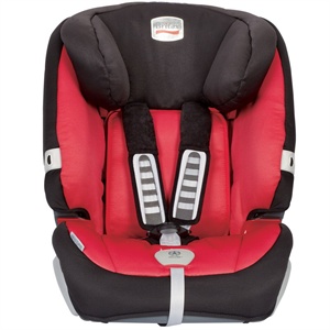 英国 Britax 宝得适 儿童汽车安全座椅 超级百变王 红黑色