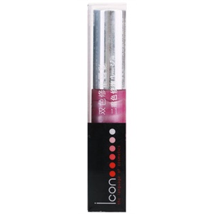 ICON 爱肯 双色修正唇彩04#(紫色、亮紫色）9.4g