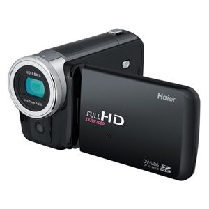 海尔（Haier）DV-V86数码摄像机（碧玉黑）