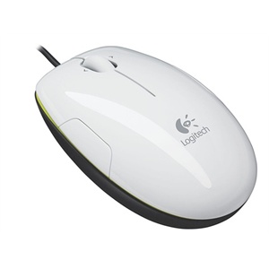 罗技（Logitech）910-000750 LS1激光鼠标（白色绿边）