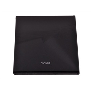 飚王（SSK）薄刻MD-T100移动光驱（亮黑）