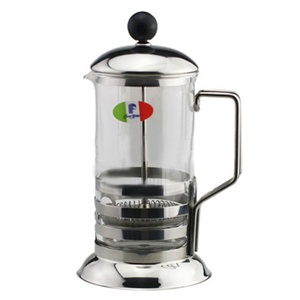 一屋窑400ML耐热玻璃滤压式冲茶壶FH-420-4