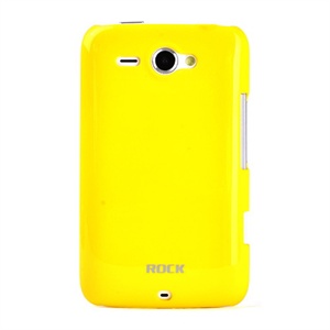 【当当自营】 ROCK洛克 HTC chacha G16/A810E 裸壳 轻彩系列 (黄色 超薄)