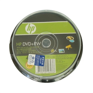 【当当销售配送】惠普HP 刻录盘 DVD+RW 10片