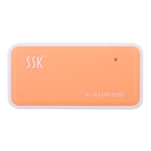 飚王（SSK）风云SCRM015多合一读卡器（橙色）
