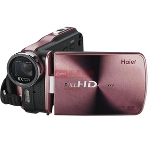 海尔（Haier）DV-V80数码摄像机（宝石粉）