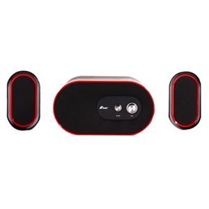 三诺（3NOD）V-10U 2.1声道多媒体有源音箱（红色）（usb供电）