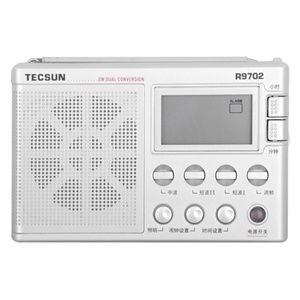 德生（Tecsun）R-9702收音机（钛金白）