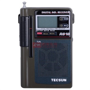 德生（Tecsun）R-818收音机（褐色）