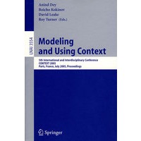 Modeling and Using Context(上下文的建模和使用/会议录)