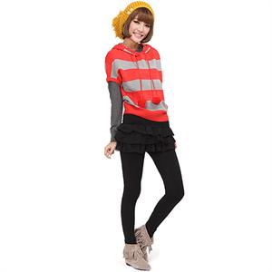 [当当自营] InColour茵佳妮 2011年秋装女装蝙蝠袖带毛球毛衣