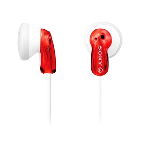 索尼（SONY）MDR-E9LP立体声耳机（红色）