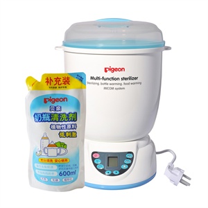 Pigeon 贝亲-多功能消毒锅促销装（多消毒锅送奶瓶清洁液补充装600ML）PL79