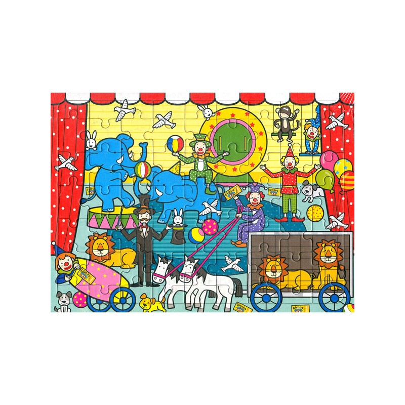 《动手动脑玩拼图4-6岁14(63块)》北京小红花