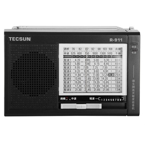 德生（Tecsun）R-911收音机（黑色）