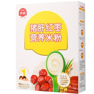 伊威猪肝红枣营养米粉（辅食添加初期-24个月）250g