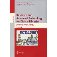 Research and Advanced Technology for Digital Libraries 数字图书馆用研究与先进技术