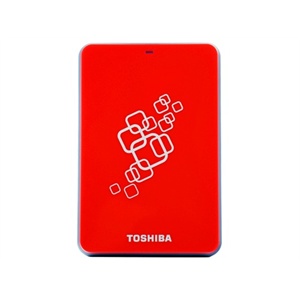 东芝（TOSHIBA）HDTC610HR3BA移动硬盘（红色）（1TB）