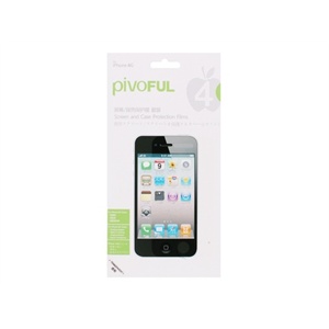 浦诺菲（pivoful）4H透明膜（适用于iphone4苹果风格版）