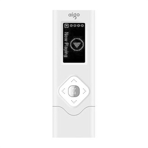 【当当销售配送】爱国者（aigo) U202S 2G 多功能 MP3 白色 口香糖大小 自带USB接口