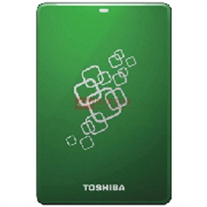 东芝HDTC607HG3AA USB3.0移动硬盘（绿色）（750G）