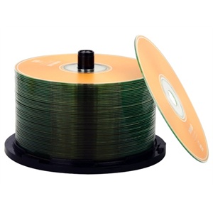 麦克赛尔（Maxell）CD-R 50片桶装刻录光盘（金盘）