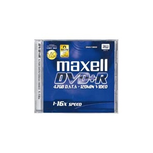 万胜(Maxell)光盘DVD+R(单片装)