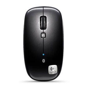 【当当销售配送】罗技LogitechM555B蓝牙无线鼠标 黑色 手感舒适, 超值办公体验!
