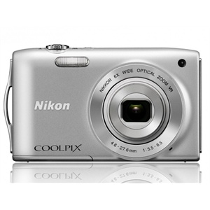 尼康（Nikon）COOLPIX S3300数码相机（银色）