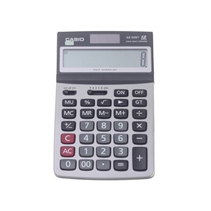 卡西欧（CASIO）AX-120ST 商务计算器 灰色?