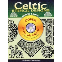 Celtic Stencil Designs CD-ROM and Book凯尔特印板设计（书和光盘）